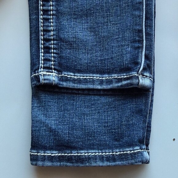 Miss Me Jeans Womens 28 Blue Denim Hailey Skinny Embroidered Back Pocket - Picture 8 of 8